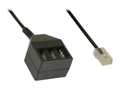 InLine - Telefonadapter - RJ-45 (M) zu TAE-NFN (W) - 20 cm