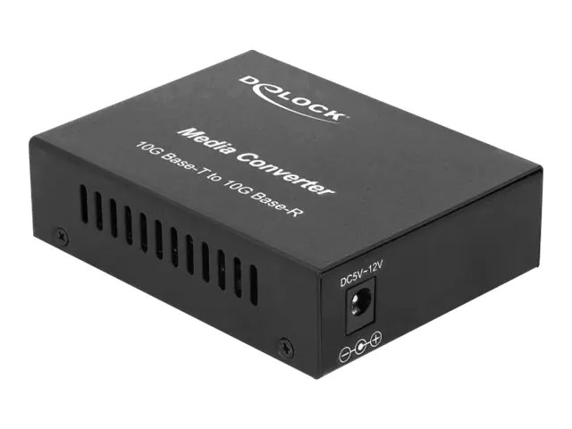 Delock - Medienkonverter - 10GbE - 1000Base-T, 1000Base-X, 10GBase-T, 10GBase-R, 2.5GBase-T, 5GBase-T, 5GBase-R, 2.5GBase-X - SFP+ / RJ-45