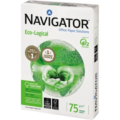 Navigator Kopierpapier Eco-Logical 82467A75S DIN A4 75g 500 Bl./Pack. Navigator Kopierpapier Eco-Logical 82467A75S DIN A4 75g 500 Bl./Pack.