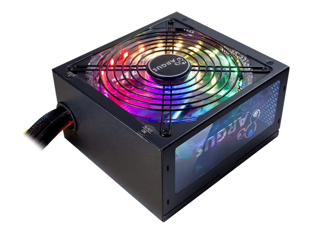 Argus RGB-500W II - Netzteil (intern) - ATX12V 2.3 - 80 PLUS Bronze - Wechselstrom 100/240 V - 500 Watt - aktive PFC - Schwarz