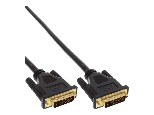 InLine Premium - DVI-Kabel - Dual Link - DVI-D (M) bis DVI-D (M) - 5 m - Schwarz InLine Premium - DVI-Kabel - Dual Link - DVI-D (M) bis DVI-D (M) - 5 m - Schwarz
