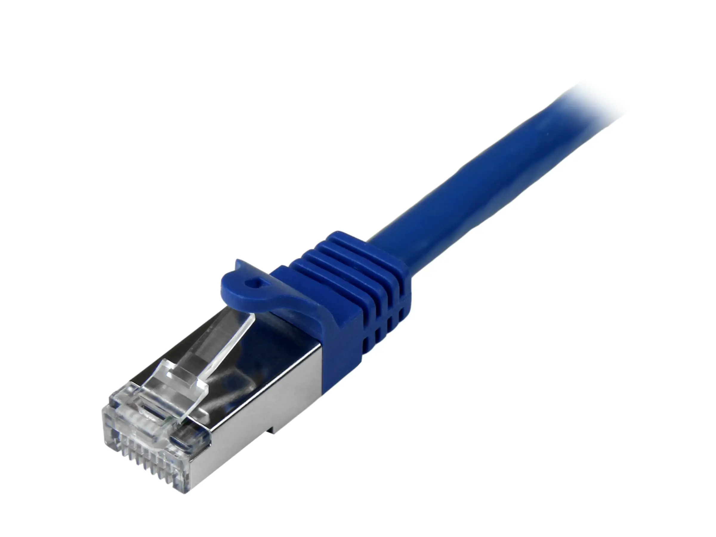 StarTech Cat6 Netzwerkkabel - geschirmtes (SFTP) Patchkabel - 1 m - Blau - Patch-Kabel - RJ-45 (M) bis RJ-45 (M) - 1 m - SFTP - CAT 6 - geformt, ohne Haken - Blau