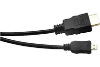 exertis Connect - Highspeed - HDMI-Kabel mit Ethernet - HDMI männlich zu 19 pin micro HDMI Type D männlich - 5 m - Schwarz