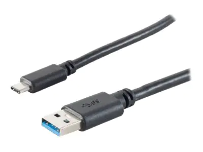 exertis Connect - USB-Kabel - 24 pin USB-C (M) zu USB Typ A (M) - USB 3.1 Gen1 - 1 m - Schwarz