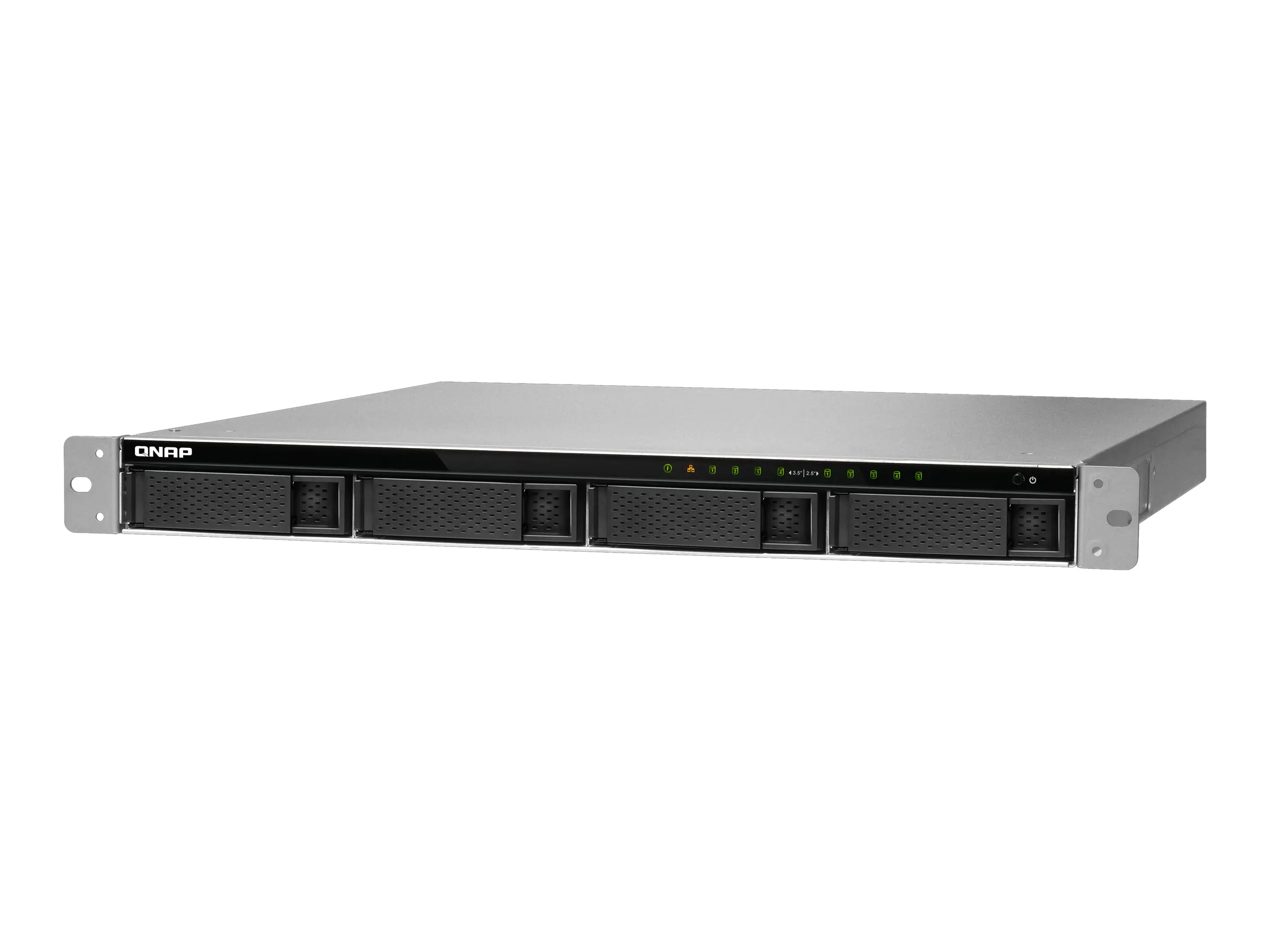 QNAP TVS-972XU - NAS-Server - 9 Schächte - Rack - einbaufähig - SATA 6Gb/s - RAID RAID 0, 1, 5, 6, 10, 50, JBOD, 60, 50 Hot Spare, 10-Hot-Spare, 60 Hot Spare - RAM 4 GB - Gigabit Ethernet / 10 Gigabit Ethernet - iSCSI Support - 1U