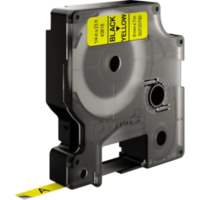 DYMO Schriftbandkassette D1 S0720790 6mmx7m sw auf ge DYMO Schriftbandkassette D1 S0720790 6mmx7m sw auf ge