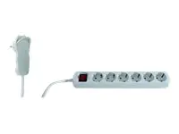 InLine Euro-Verlängerung Eurostecker an Eurokupplung schwarz 0.5m - Audio/Multimedia - Str