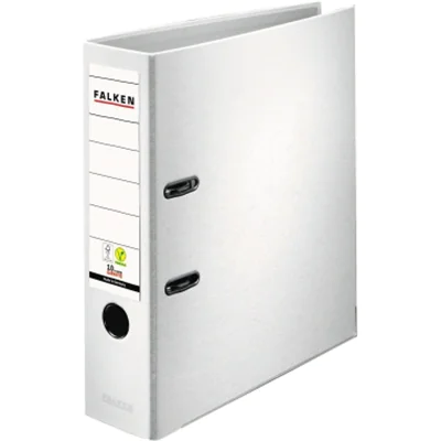 Falken Ordner S80 09984030 DIN A4 80mm PP weiß Falken Ordner S80 09984030 DIN A4 80mm PP weiß