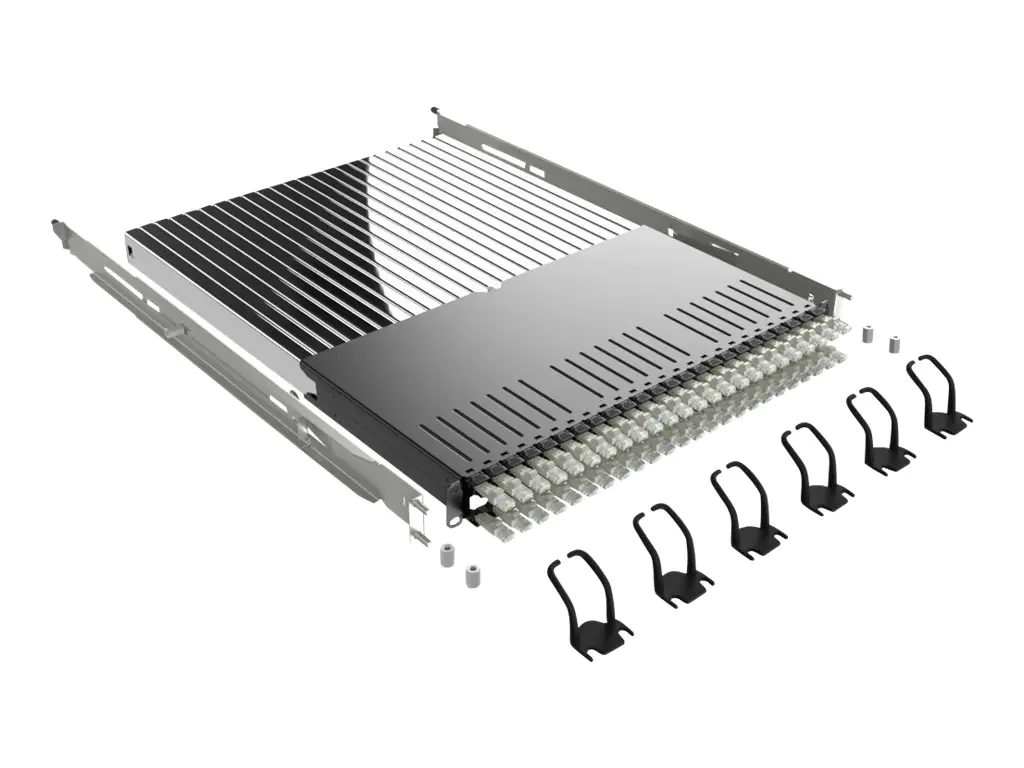 PATCHBOX PLUS+ - Kabeleinzugssystem - CAT 6a - STP - RAL 9005