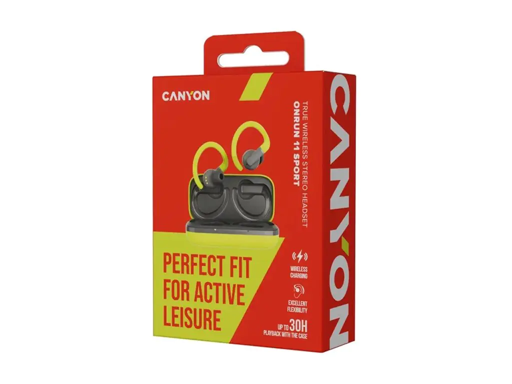 Canyon Bluetooth Headset OnRun 11 Sport In-Ear/BT5.4 green retail - Headset