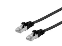 Equip 607696 - 10 m - Cat6a - U/FTP (STP) - RJ-45 - RJ-45 - Schwarz