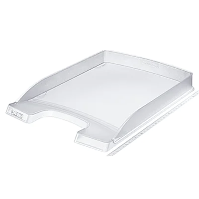 Leitz Briefablage Flach Plus 52370003 DIN A4 stapelbar PS frost Leitz Briefablage Flach Plus 52370003 DIN A4 stapelbar PS frost