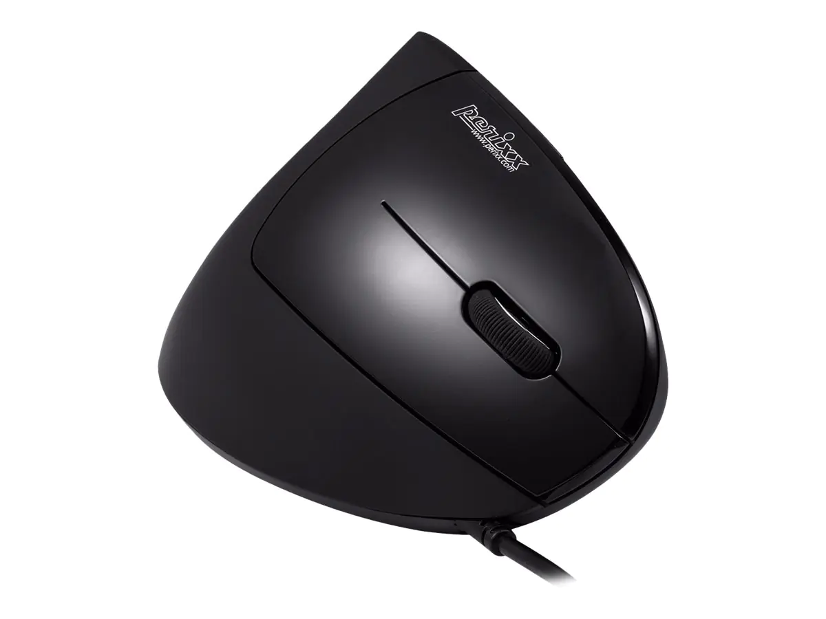 Perixx PERIMICE-513 - Vertikale Maus - Für Rechtshänder - optisch - 5 Tasten - kabelgebunden - USB