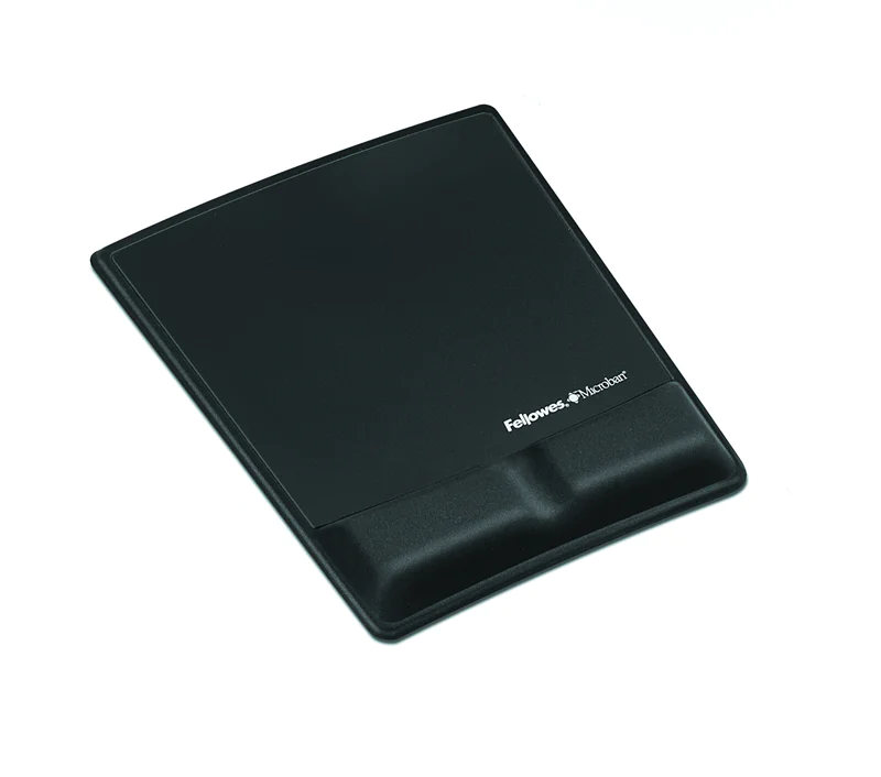 Fellowes Wrist Support - Mauspad mit Handgelenkpolsterkissen - Schwarz Fellowes Wrist Support - Mauspad mit Handgelenkpolsterkissen - Schwarz