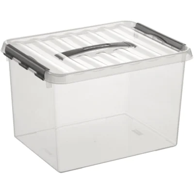 Sunware Aufbewahrungsbox Q-line 22.0 l - 40.0 x 30.0 26.0 cm transparent H6160402