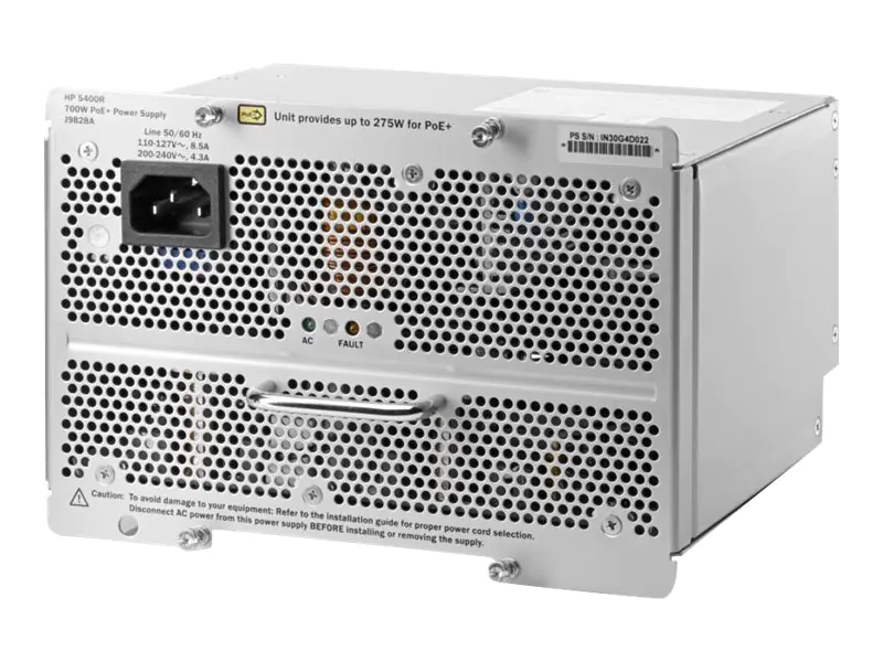 HPE Aruba - Netzteil (Plug-In-Modul) - 700 Watt - Europa - für HPE Aruba 5406R, 5406R 8-port, 5412R, 5412R 92 HPE Aruba - Netzteil (Plug-In-Modul) - 700 Watt - Europa - für HPE Aruba 5406R, 5406R 8-port, 5412R, 5412R 92