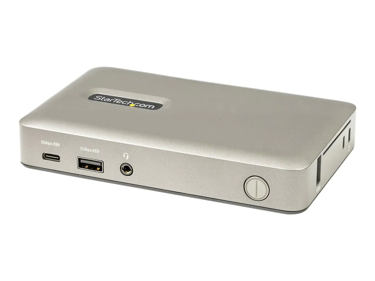 StarTech USB C Dock, USB-C to DisplayPort 4K 30Hz or VGA, Mini USB-C Laptop Docking Station with 65W Power Delivery Pass-Through Charging, 4-Port USB 3.1 Gen 1 Hub, GbE - Universal USB Type C Port Replicator (DKM30CHDPDUE) - Dockingstation - USB-C 3.2 Gen