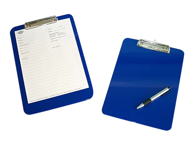 WEDO Klemmbrett 57603 A4 22,7x31,7cm blau
