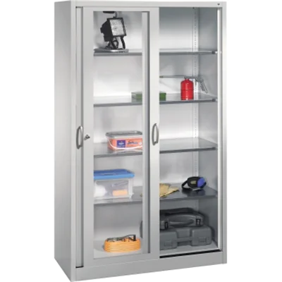 C+P Werkzeugschrank 2059055S10032 Schiebetür 1950x1200x500mm lgr/lgr