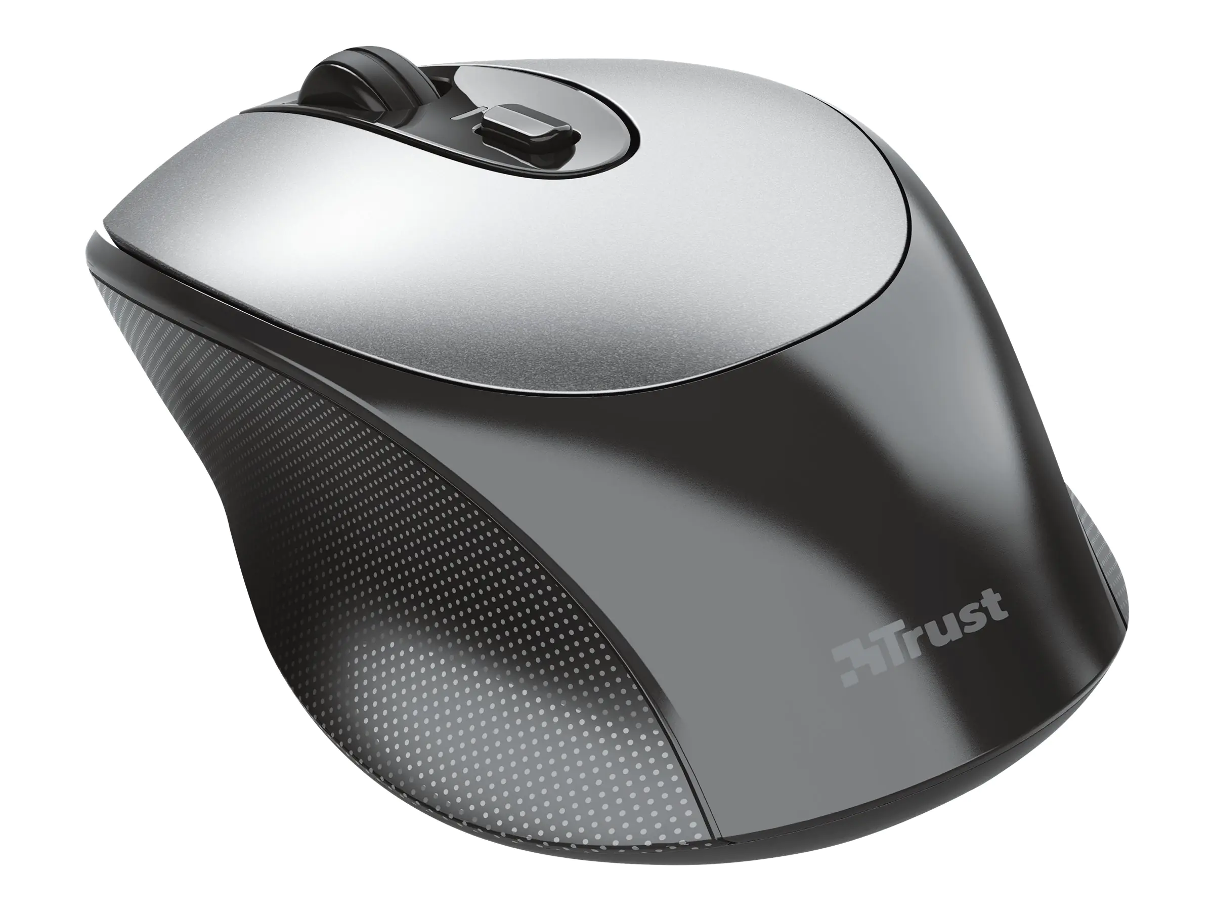 Trust Zaya - Maus - rechts- und linkshändig - optisch - 4 Tasten - kabellos - 2.4 GHz - kabelloser Empfänger (USB) - Schwarz