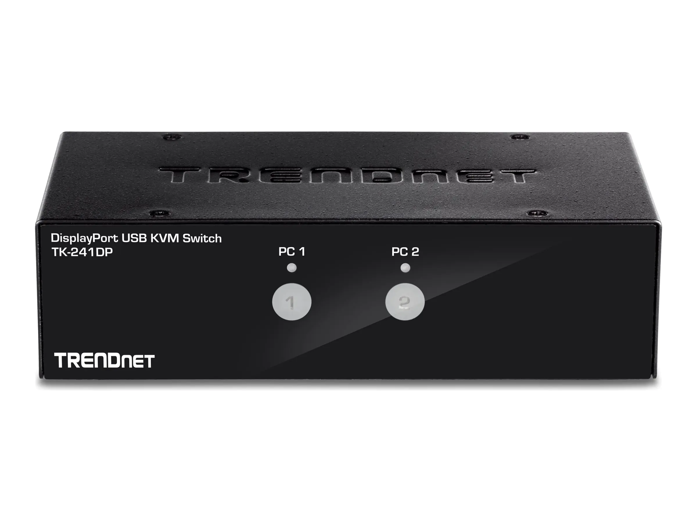 Trendnet TK 241DP - KVM-/Audio-/USB-Switch - 2 x KVM/Audio/USB - 1 lokaler Benutzer - Desktop - TAA-konform