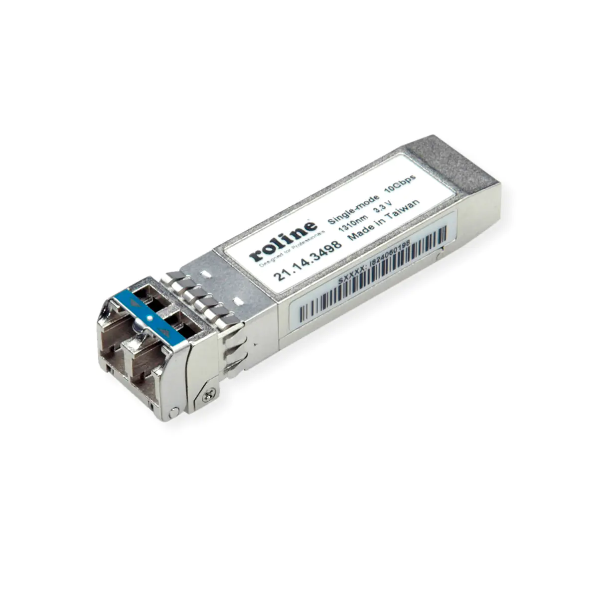 Roline - SFP (Mini-GBIC)-Transceiver-Modul - 10 GigE optisch - 10GBase-LR - LC Single-Modus - bis zu 10 km - 1310 nm Roline - SFP (Mini-GBIC)-Transceiver-Modul - 10 GigE optisch - 10GBase-LR - LC Single-Modus - bis zu 10 km - 1310 nm