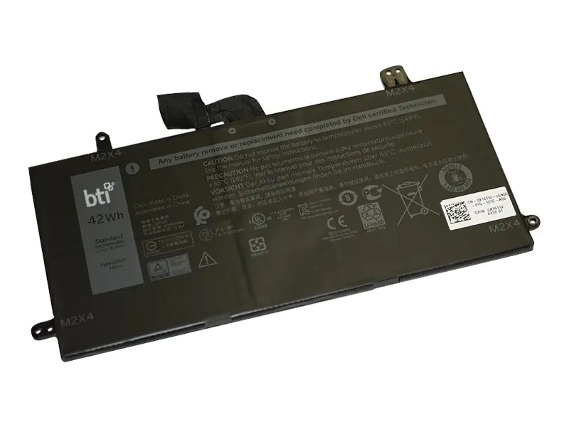 BTI - Laptop-Batterie (gleichwertig mit: Dell 0J0PGR, Dell FTH6T, Dell J0PGR, Dell X16TW) - Lithium-Ionen - 4 Zellen - 5250 mAh - 42 Wh - für Dell Latitude 5285 2-in-1, 5290, 5290 2-in-1