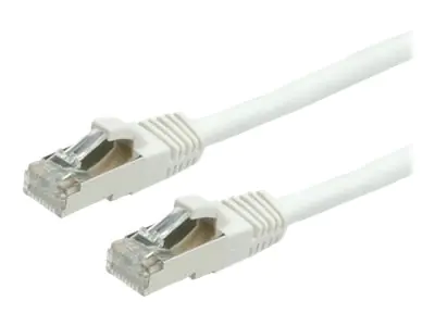 Value Patch-Kabel RJ-45 RJ-45 21.99.1266 SFTP, PiMF CAT 6 5.00 m Weiß Value Patch-Kabel RJ-45 RJ-45 21.99.1266 SFTP, PiMF CAT 6 5.00 m Weiß