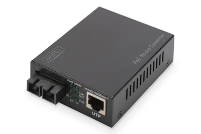 Digitus Professional DN-82150 - Medienkonverter - 1GbE - 10Base-T, 1000Base-SX, 100Base-TX, 1000Base-T - RJ-45 / SC multi-mode - bis zu 500 m - 850 nm