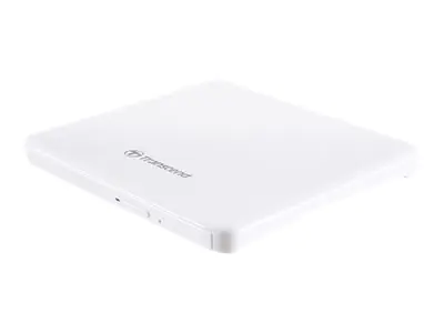 Transcend 8X DVDS-W - Laufwerk - DVD±RW (±R DL) / DVD-RAM - 8x/8x/5x - USB 2.0 - extern - weiß