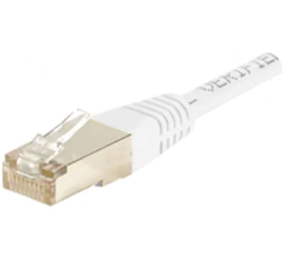 exertis Connect - Patch-Kabel - RJ-45 (M) zu RJ-45 (M) - 7 m - Foiled Unshielded Twisted Pair (F/UTP) - CAT 6 - weiß