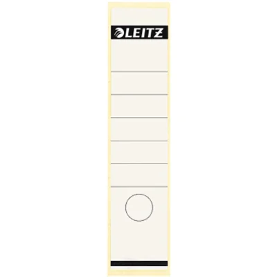 Leitz Ordneretikett 16400001 lang/breit Papier weiß 10 St./Pack. Leitz Ordneretikett 16400001 lang/breit Papier weiß 10 St./Pack.