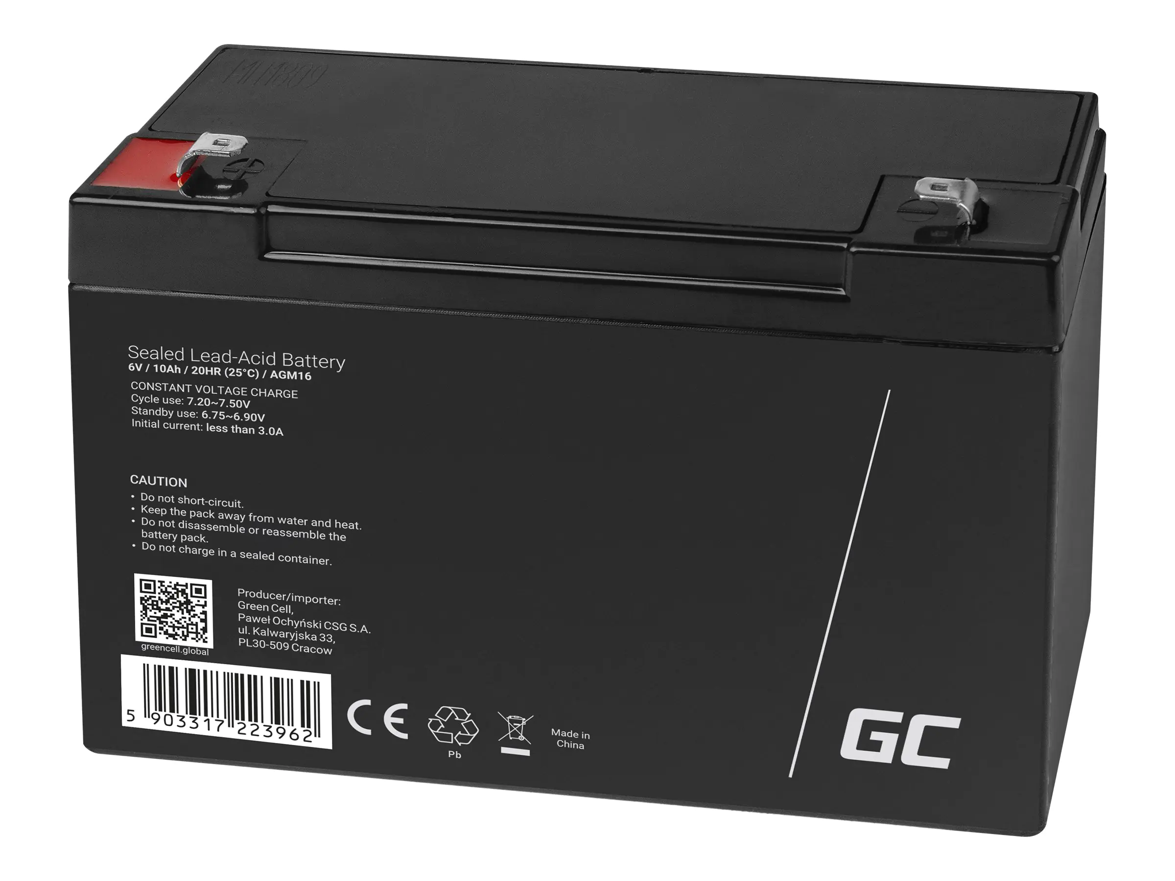 Green Cell USV-Akku - 1 x Batterie - Sealed Lead Acid (SLA)