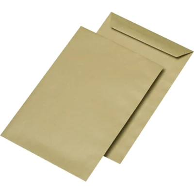 MAILmedia Versandtasche DIN C5 162 x 229 mm (B x H) ohne Fenster ohne Adressfeldtasche 90g/m² mit gummierter Klappe Natronpapier ohne Fadenverstärkung braun 500 St./Pack.