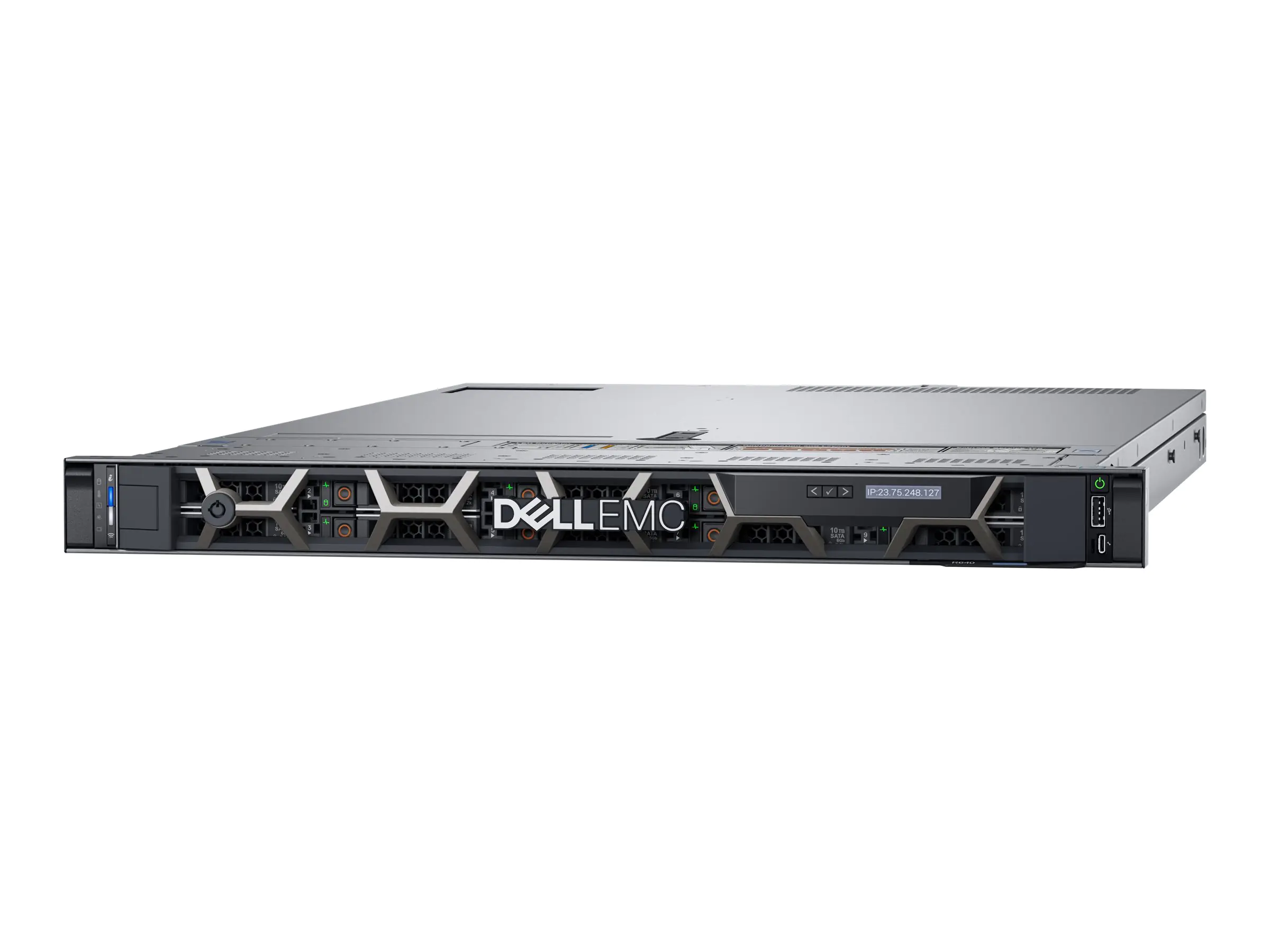 Dell PowerEdge R640 - Server - Rack-Montage - 1U - zweiweg - 1 x Xeon Silver 4210 / 2.2 GHz - RAM 16 GB - SAS - Hot-Swap 6.4 cm (2.5") Schacht/Schächte - SSD 480 GB - DVD-Writer - G200eW3 - 1GbE, 10GbE - kein Betriebssystem - Monitor: keiner - Schwarz - B