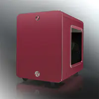 RAIJINTEK METIS PLUS Mini-ITX Gehäuse - rot Window
