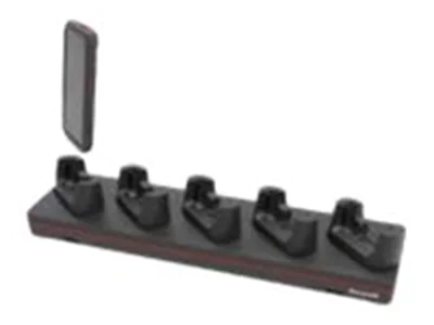 Honeywell - Ladeständer - ohne Schuh, mit Anschlussschale - Ausgangsanschlüsse: 5 - Europa - für Honeywell CT40 XP, CT45, CT45 XP; Dolphin CT40
