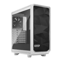Fractal Design Meshify 2 Compact Clear Tempered Glass - Mid tower - ATX - Seitenteil mit Fenster (gehärtetes Glas) - keine Spannungsversorgung (ATX) - weiß - USB/Audio