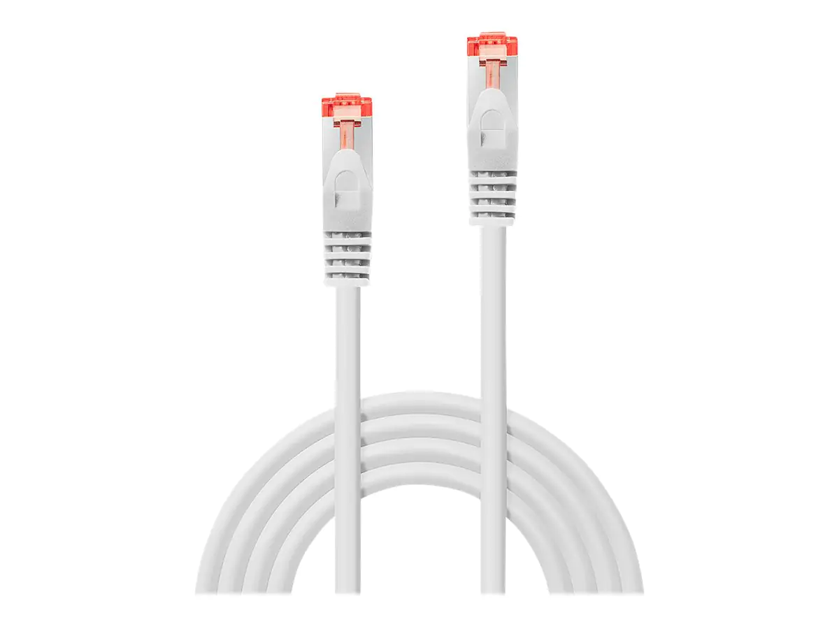 Lindy Basic - Patch-Kabel - RJ-45 (M) zu RJ-45 (M) - 5 m - SFTP, PiMF - CAT 6 - geformt, ohne Haken, verseilt - weiß