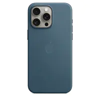 Apple - Hintere Abdeckung für Mobiltelefon - kompatibel mit MagSafe - FineWoven - Pazifikblau - für iPhone 15 Pro Max
