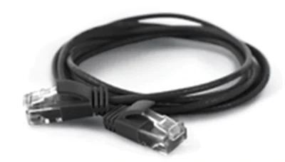 WANTEC 7319 - 10 m - Cat6a - U/UTP (UTP) - RJ-45 - RJ-45 - Schwarz
