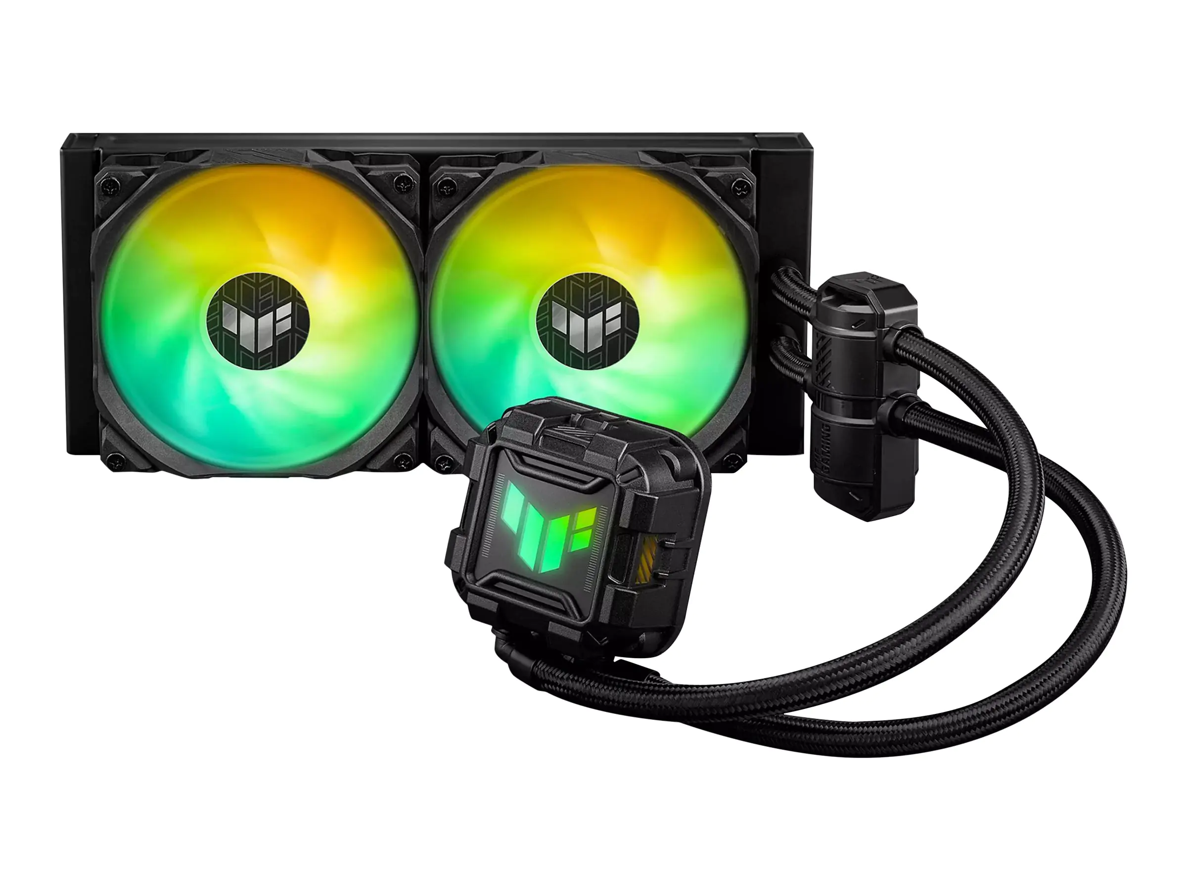ASUS TUF Gaming LC 240 II ARGB - Prozessor-Flüssigkeitskühlsystem - Kühlergröße: 240 mm - (für: AM4, LGA1200, LGA1700, AM5, LGA115x Socket) - Kupfersockel - 120 mm