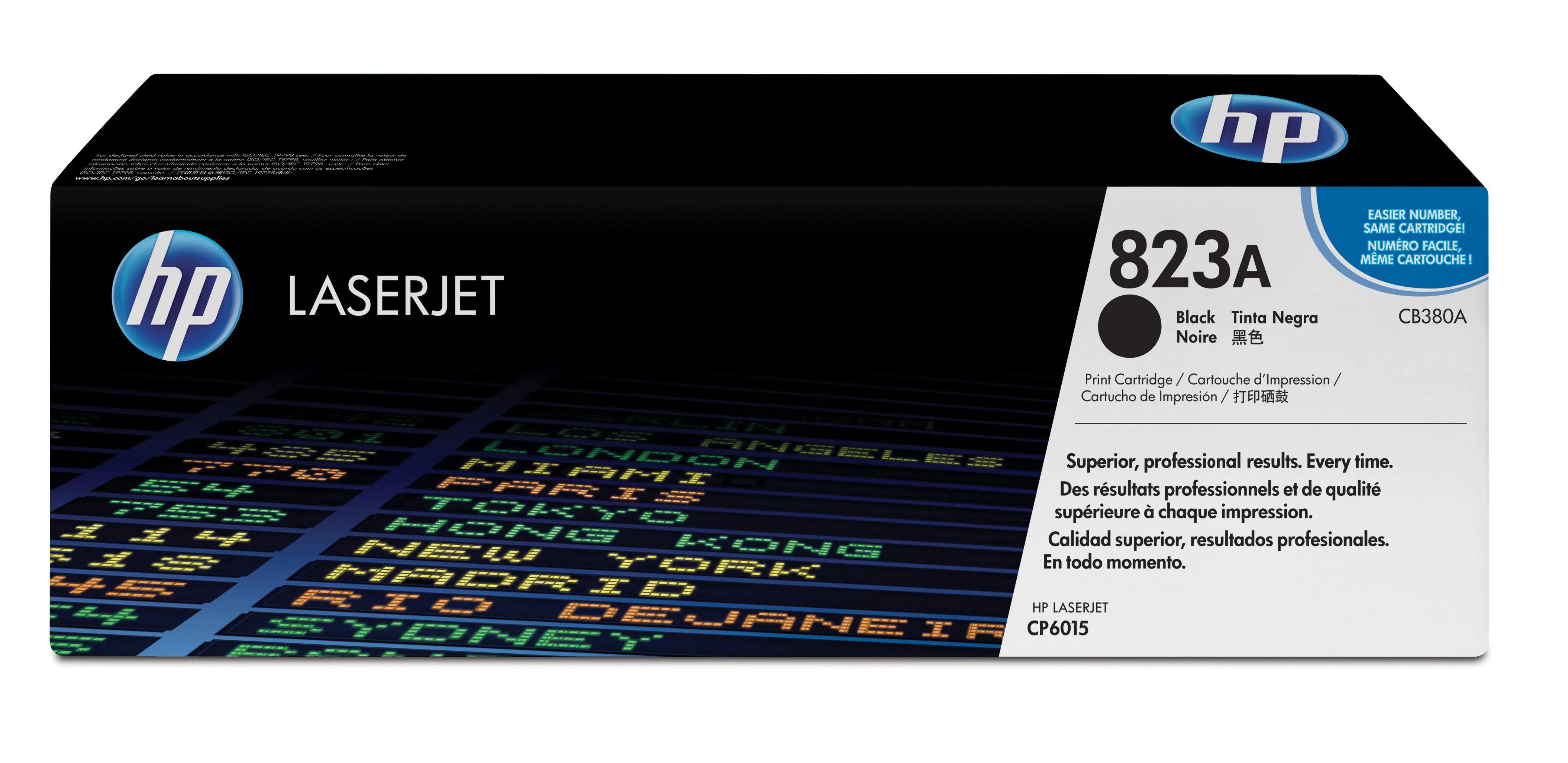 HP 823A - Schwarz - original - LaserJet - Tonerpatrone (CB380A) - für Color LaserJet CM6040f MFP, CP6015de, CP6015dn, CP6015n, CP6015x, CP6015xh