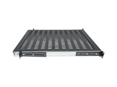 Intellinet 19" Ausziehbarer Fachboden, 1 HE, geeignet für Schränke mit 600 bis 800 mm Tiefe, Ab