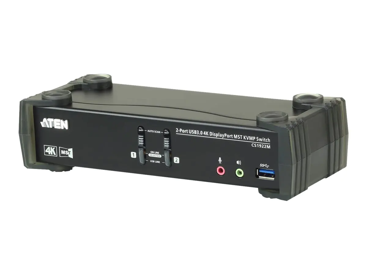 ATEN CS1922M - KVM-/Audio-/USB-Switch - 2 x KVM/Audio/USB - 1 lokaler Benutzer - Desktop ATEN CS1922M - KVM-/Audio-/USB-Switch - 2 x KVM/Audio/USB - 1 lokaler Benutzer - Desktop