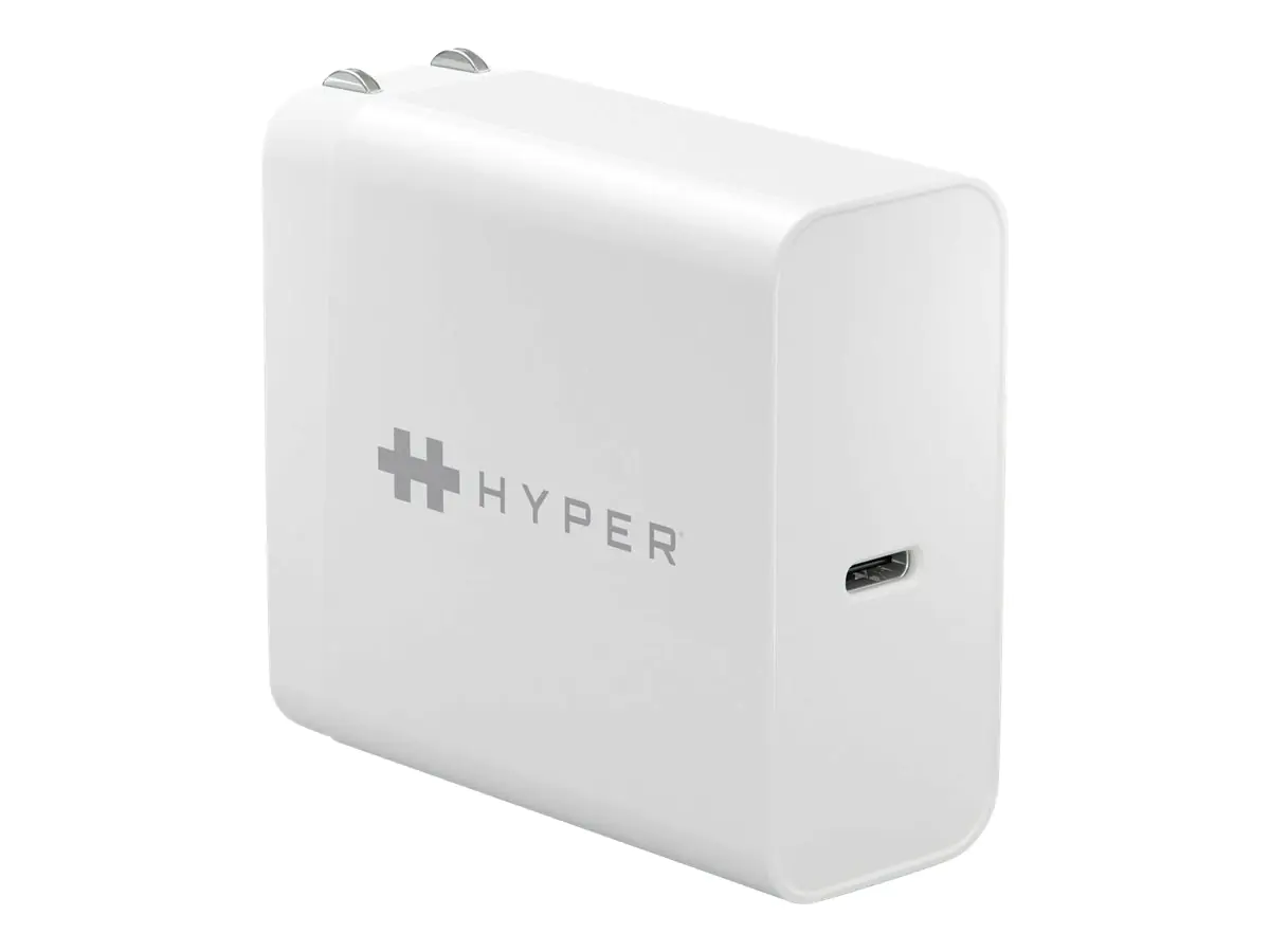 HyperJuice - Netzteil - Wechselstrom 100-240 V - 65 Watt - Ausgangsanschlüsse: 1 - Europa - weiß