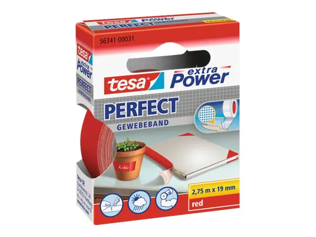 Tesa extra Power Perfect - Gewebeband - 19 mm 56341-00031-02