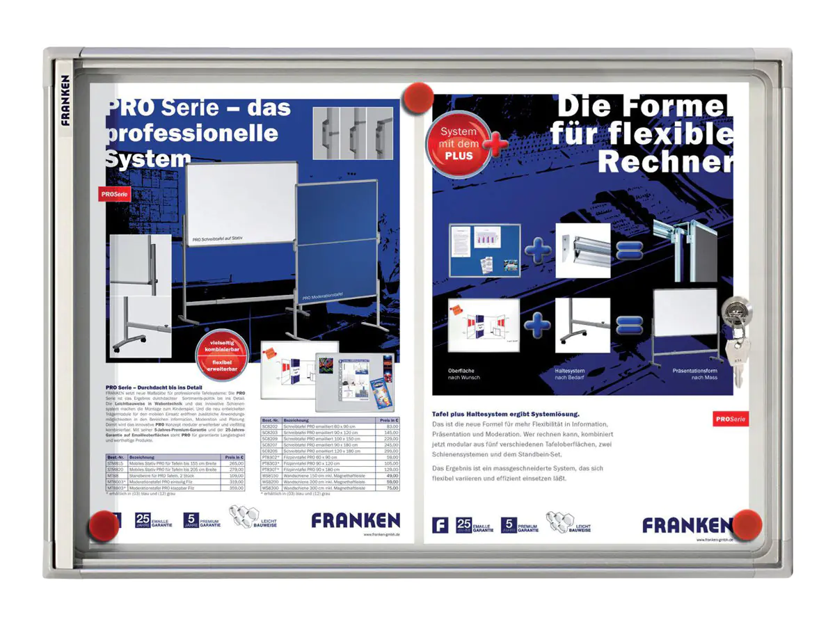 Franken GmbH FRANKEN X-tra!Line - Geschlossenes Memoboard FSA2