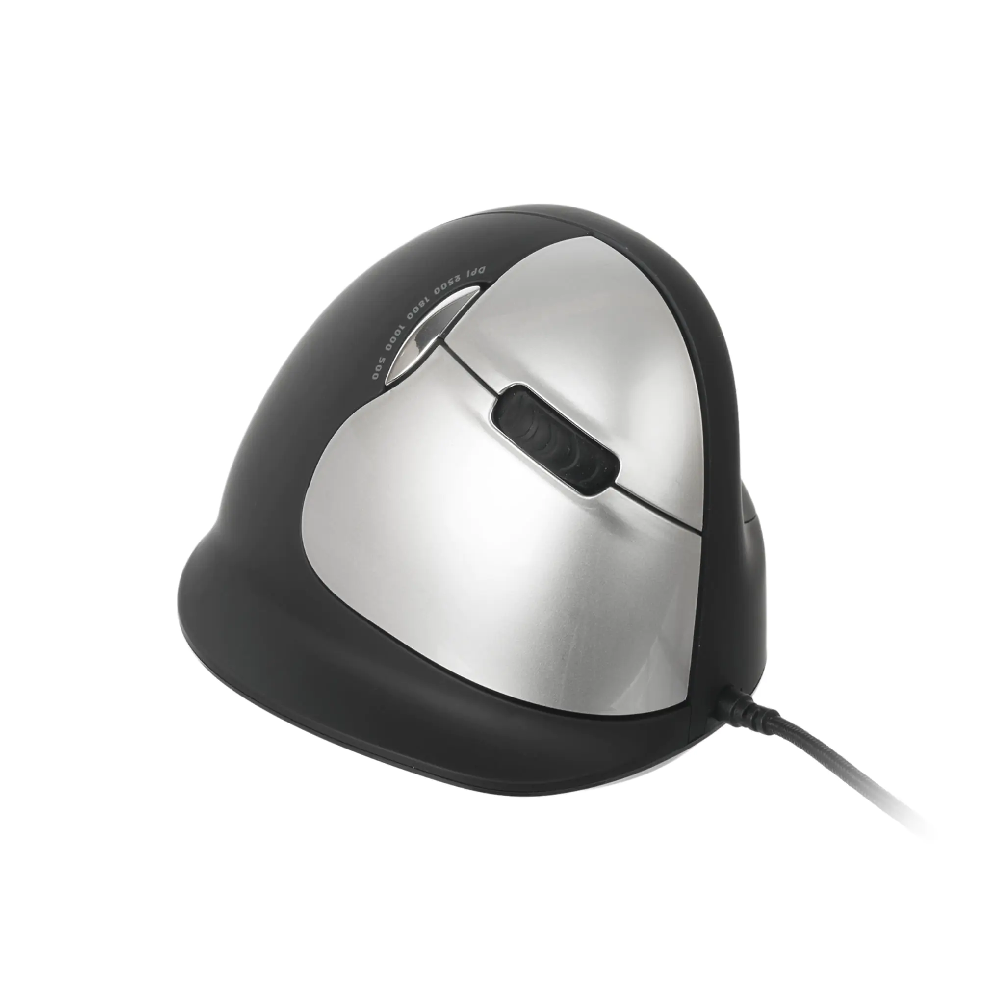 Quinta R-GO Break HE - rechts - Laser - USB Typ-A - Schwarz - Silber
