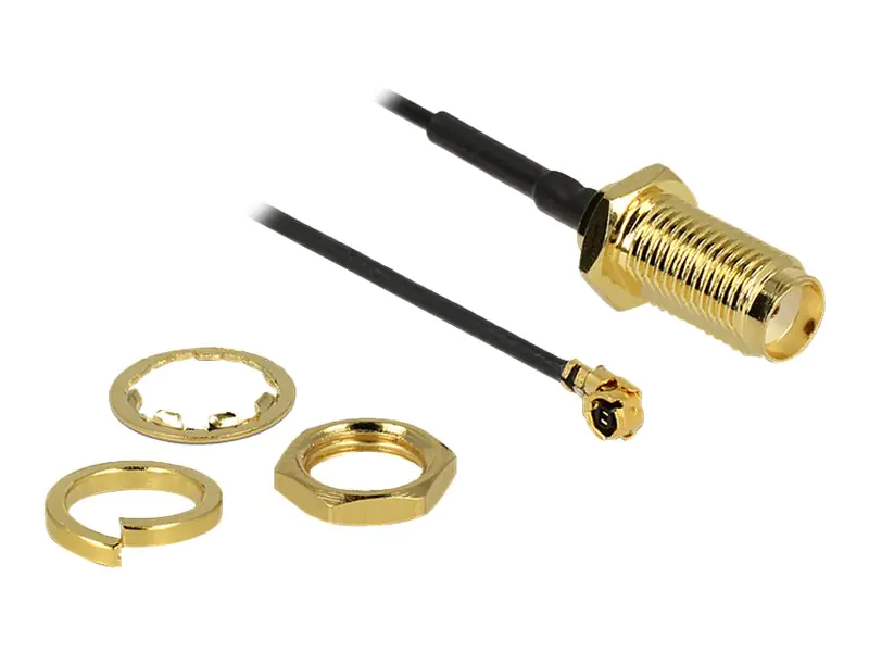 Delock - Antennenkabel - I-PEX weiblich zu SMA männlich - 5 cm - Koax